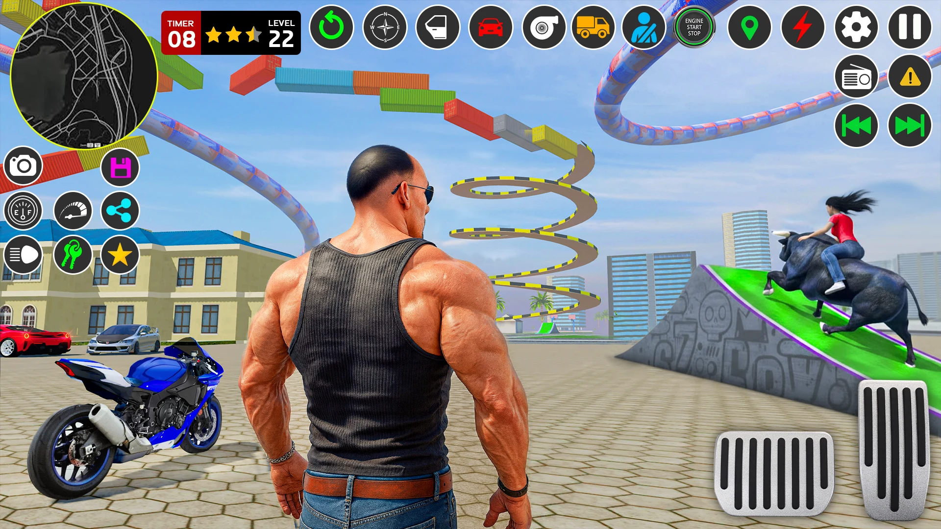 Bull Simulator 3D Game screenshot