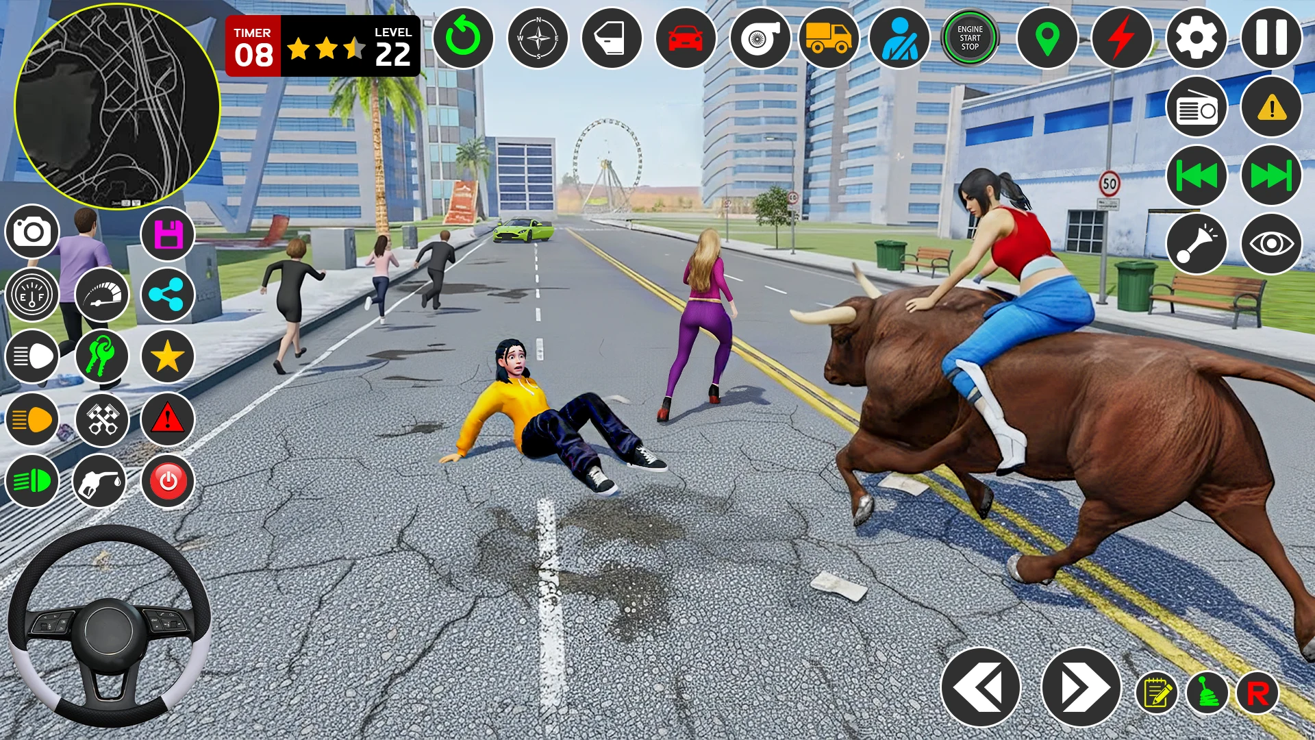 Bull Simulator 3D Game screenshot